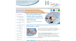 Desktop Screenshot of hydro-health.co.uk